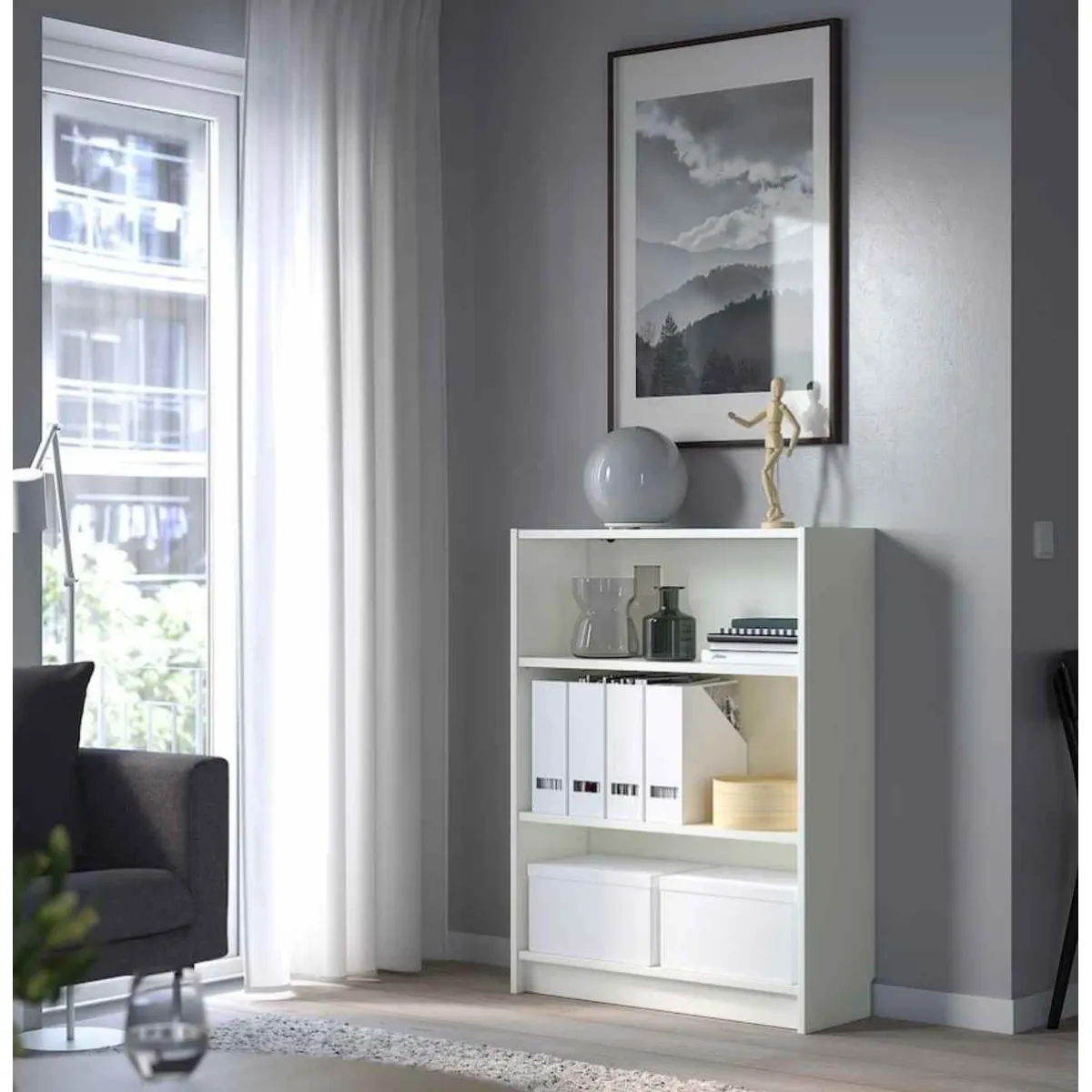 VENTITAS HOME - Librero Aparador Margarita Ventitas Home Blanco