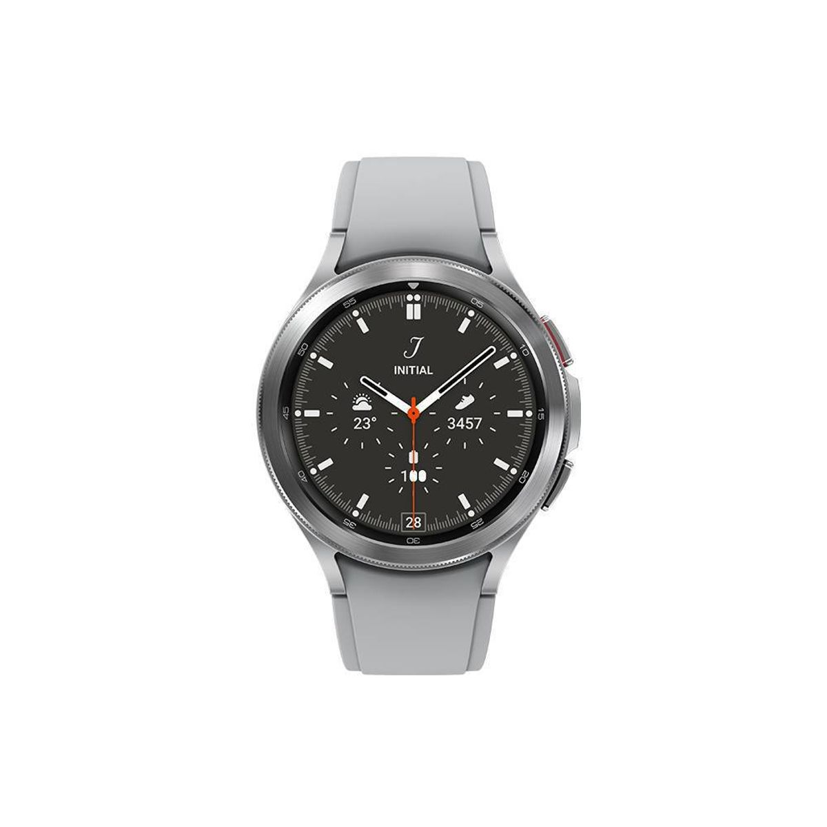 SAMSUNG - Samsung Galaxy Watch 4 Classic 46mm BT Plata Reacondicionado SemiNuevo