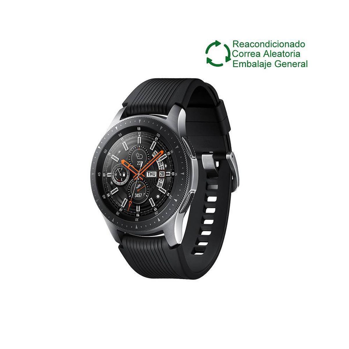 SAMSUNG - Samsung Galaxy Watch 46mm BT Plata Reacondicionado SemiNuevo