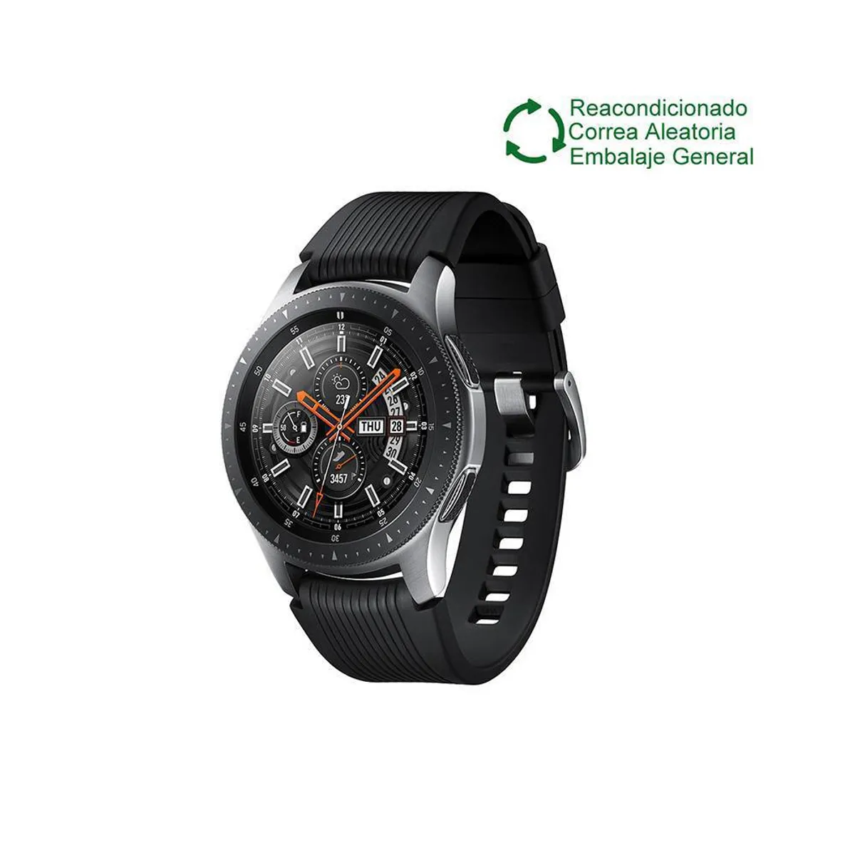 SAMSUNG - Samsung Galaxy Watch 46mm BT Plata Reacondicionado SemiNuevo