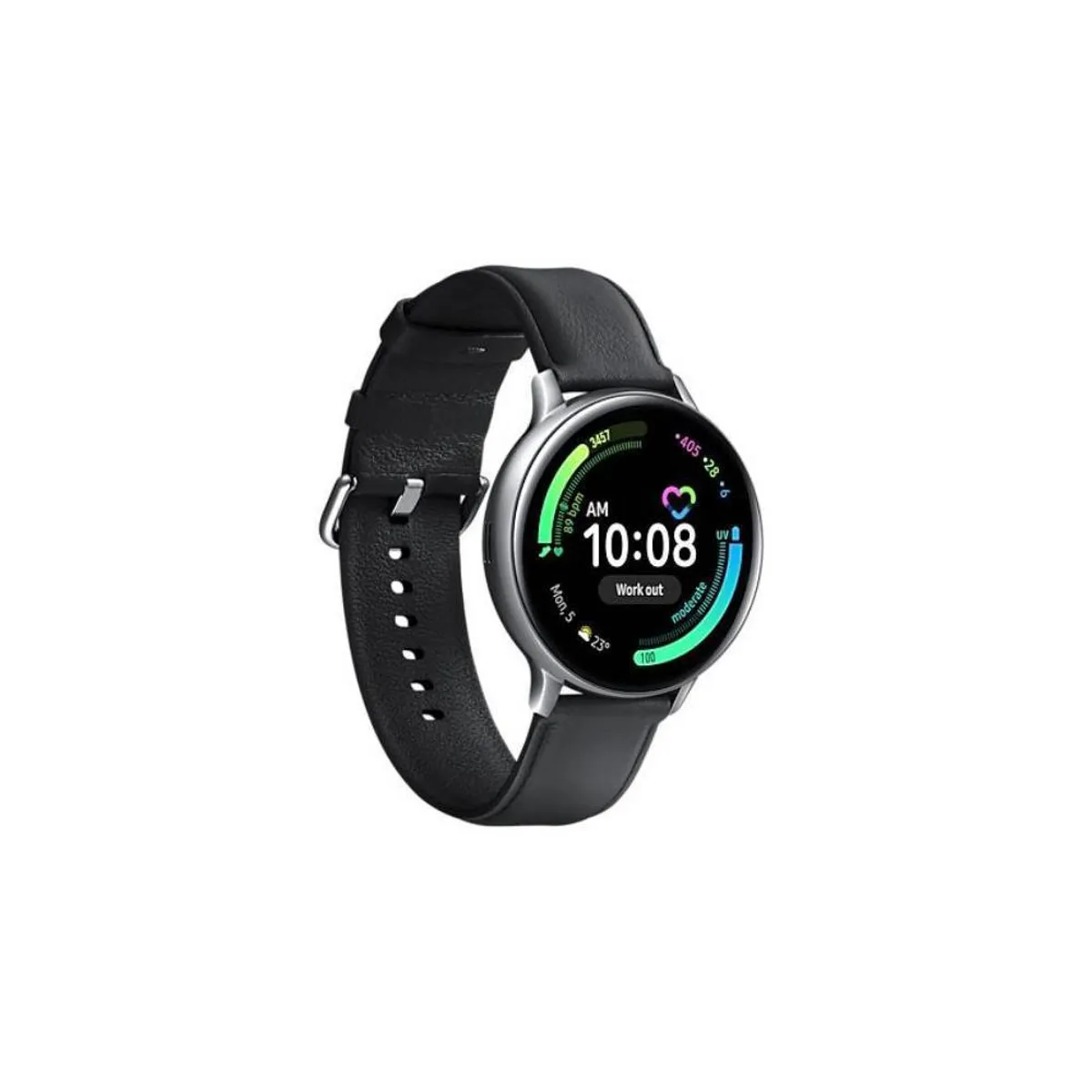 SAMSUNG - Samsung Galaxy Watch Active2 40mm BT Plata Reacondicionado SemiNuevo