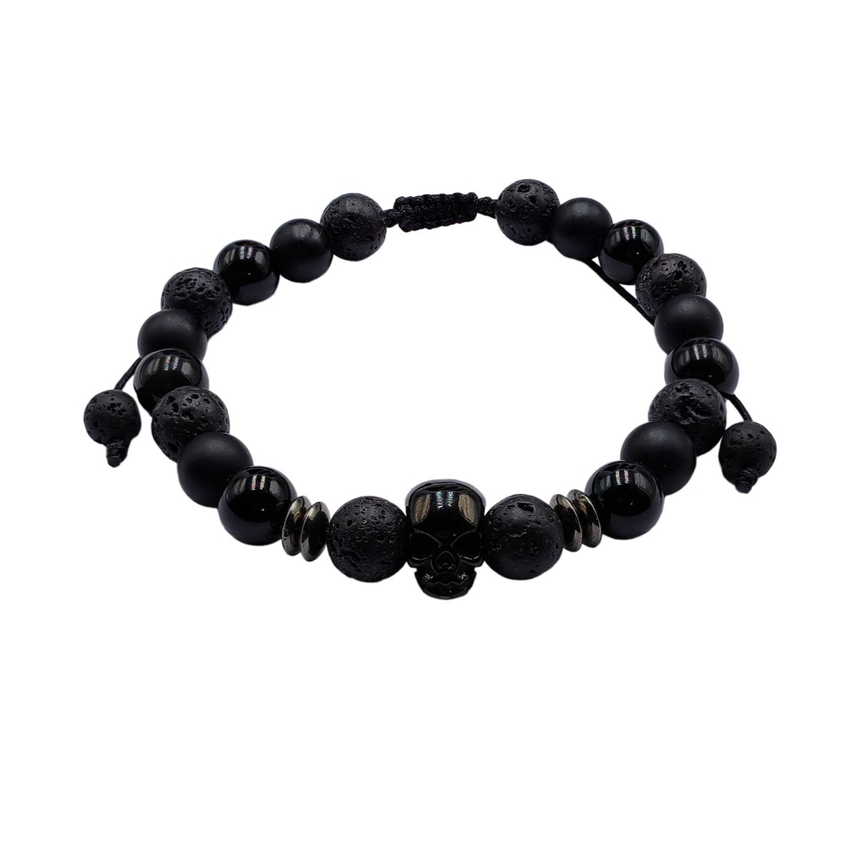 GENERICO - Pulsera Cráneo Black - Joyería Fenix