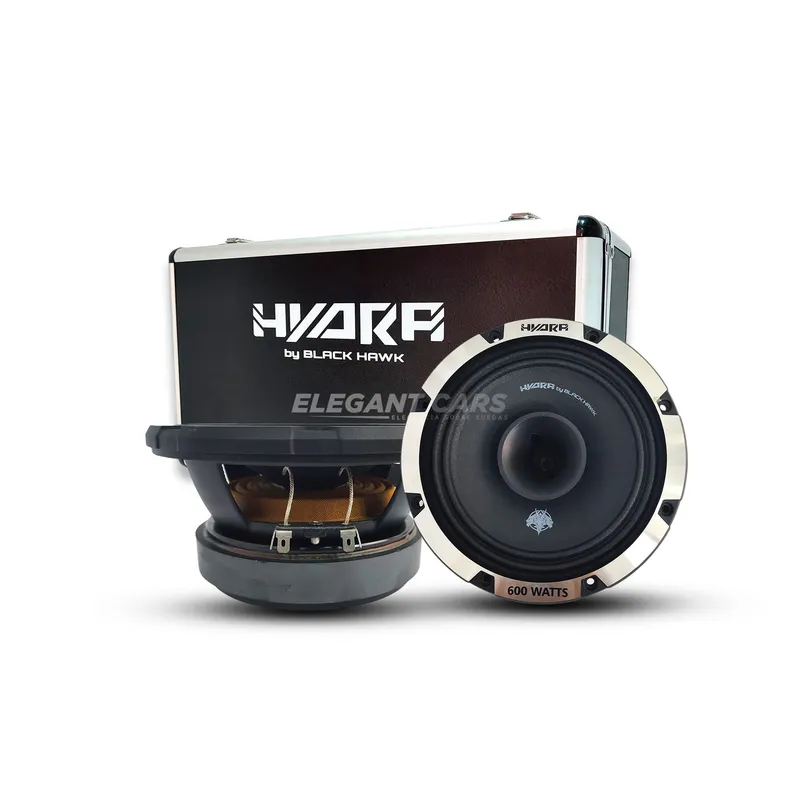 BLACK HAWK - Parlante Medio Rango Driver Hyara 600w Edición Especial