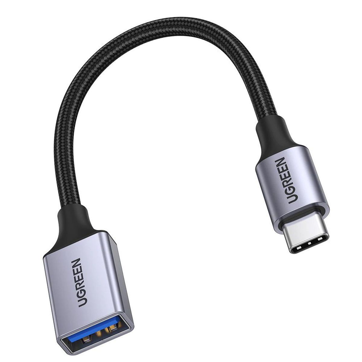 UGREEN - Mini Cable PREMIUM USB 3.0 Nylon OTG USB C Portable