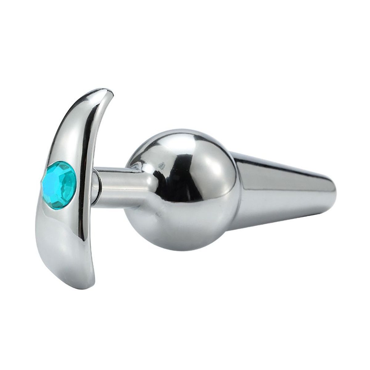 GENERICO - Plug anal de metal de11x34cm