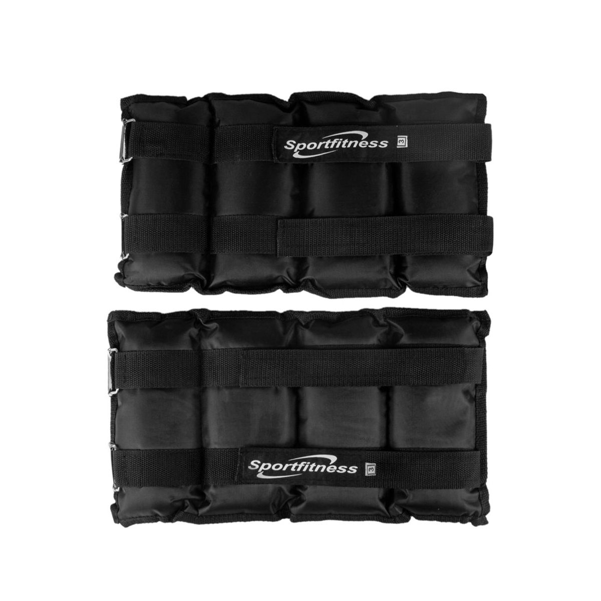 SPORT FITNESS - Tobilleramuñequera ajustable con peso arena - 3kg