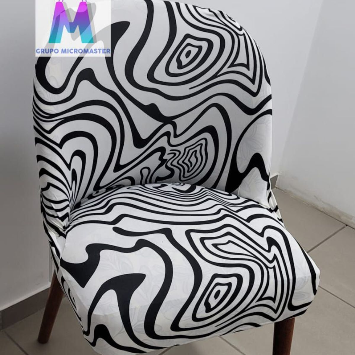 GENERICO - 06 Forros de silla Vintage diseño Cebra