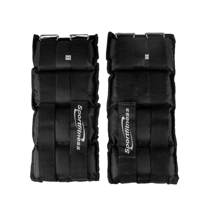 SPORT FITNESS - Tobilleramuñequera ajustable con peso arena - 5kg