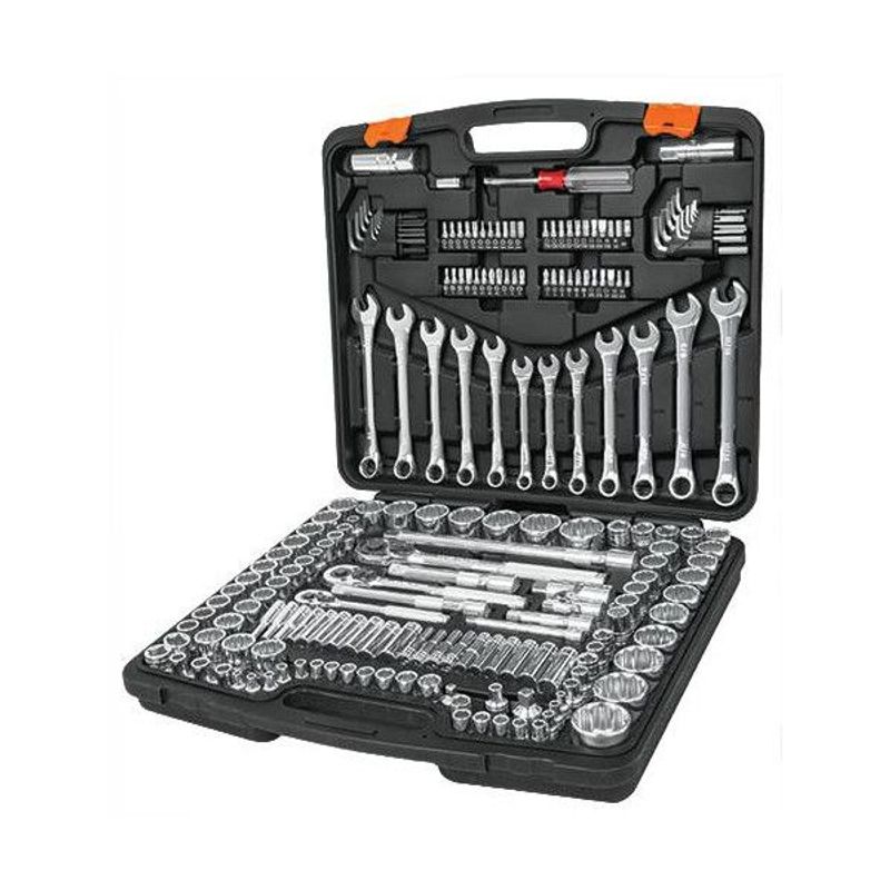 TRUPER - Juego 199 herramientas 1/4", 3/8" y 1/2" std y mm p/mecánico