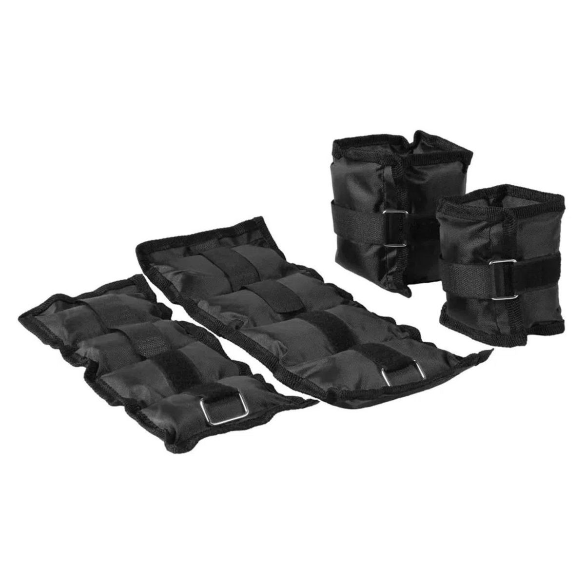 SPORT FITNESS - Tobilleramuñequera-ajustable-con-peso-metal-4kg