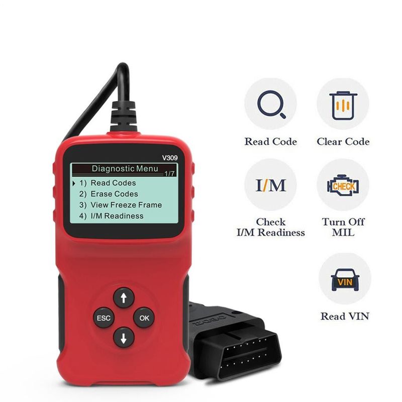 OEM - Herramienta de Diagnóstico Universal OBDII Scanner Lector de Fallas