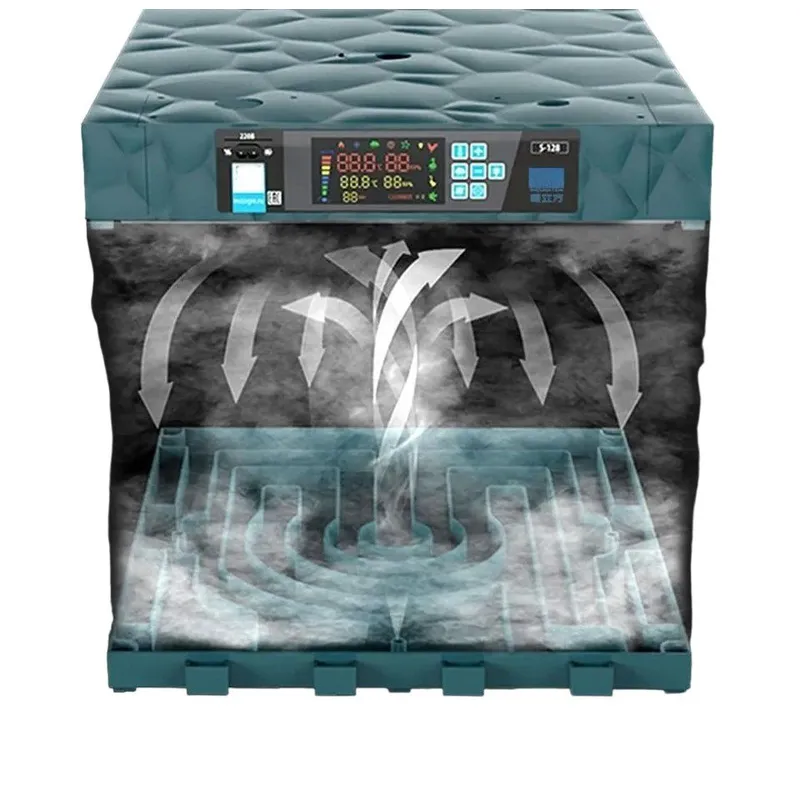 GENERICO - INCUBADORA AUTOMÁTICA DE 128 HUEVOS DUAL 220V-12V JERSIMPORT