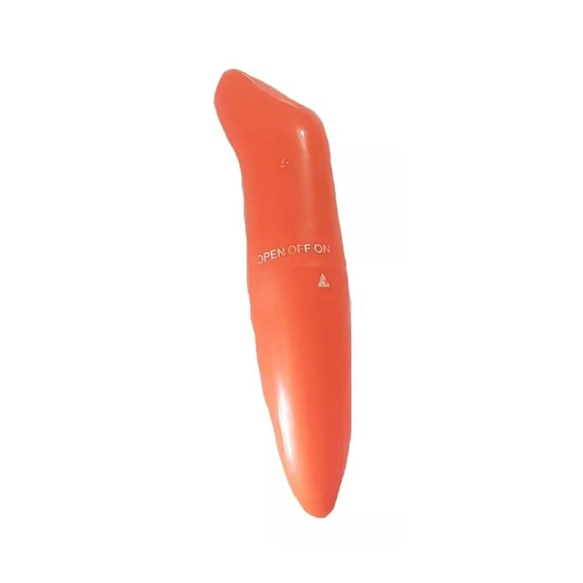 GENERICO - Potent vibrador de 12cm de plástico naranja