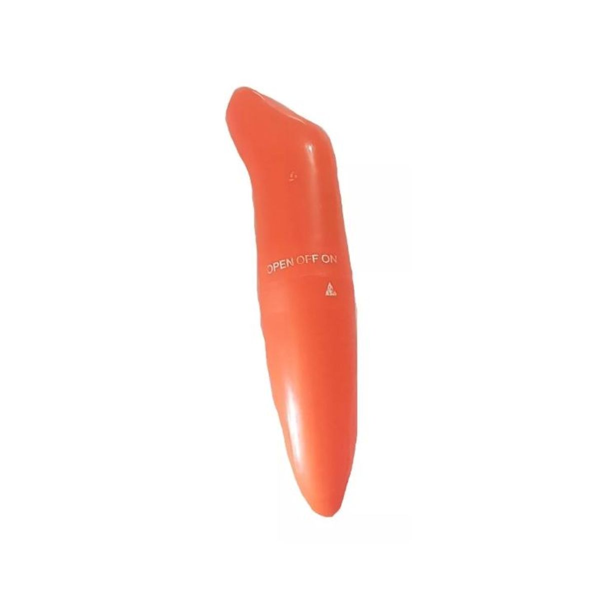 GENERICO - Potent vibrador de 12cm de plástico naranja