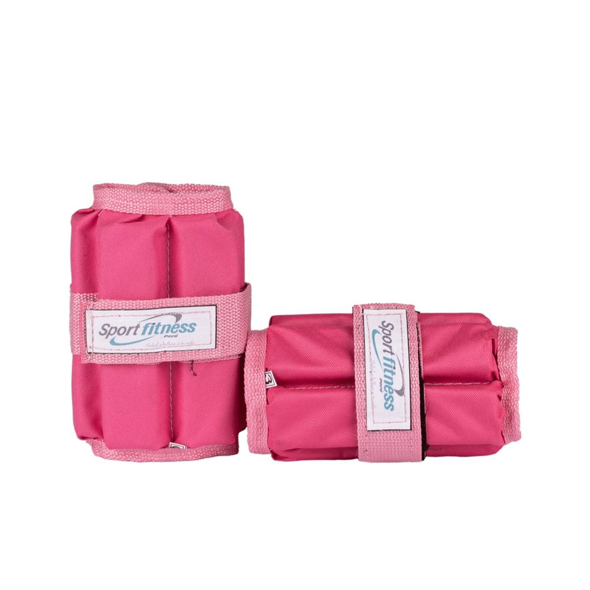SPORT FITNESS - Tobillera ajustable con peso metal rosado - 4kg