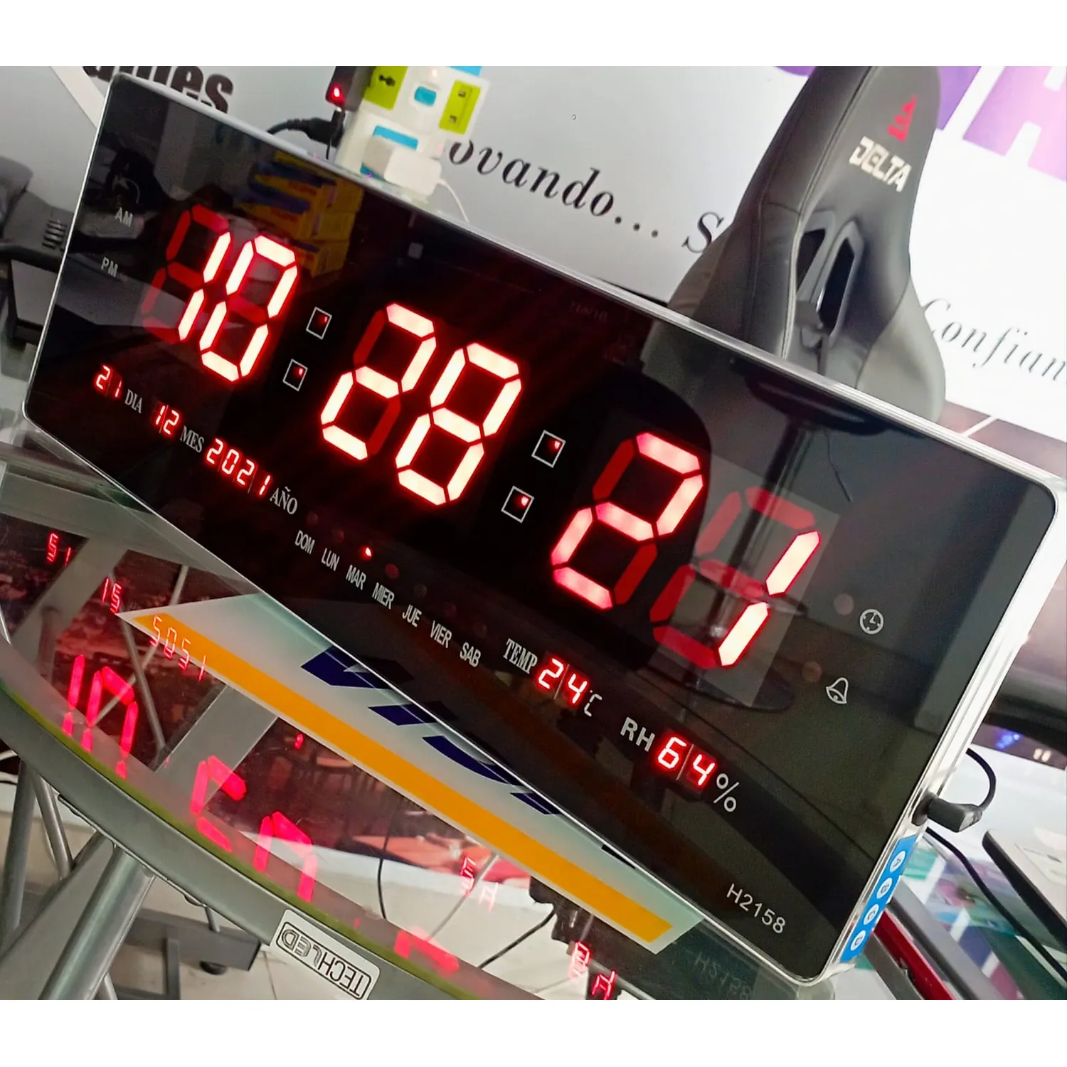 Relojes Decorativos Reloj Digital De Pared Gigante Reloj De Pared