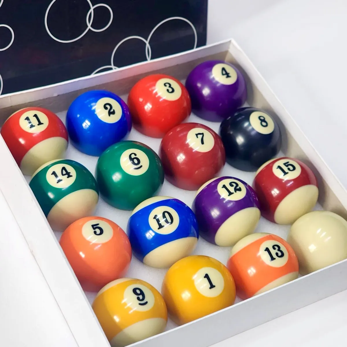 GENERICO - Juego de bolas de billar tamaño estándar -16 bolas