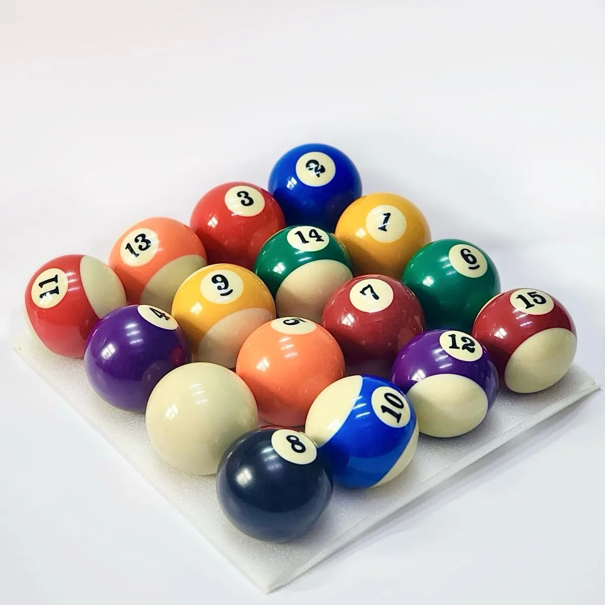 GENERICO - Juego de bolas de billar tamaño estándar -16 bolas