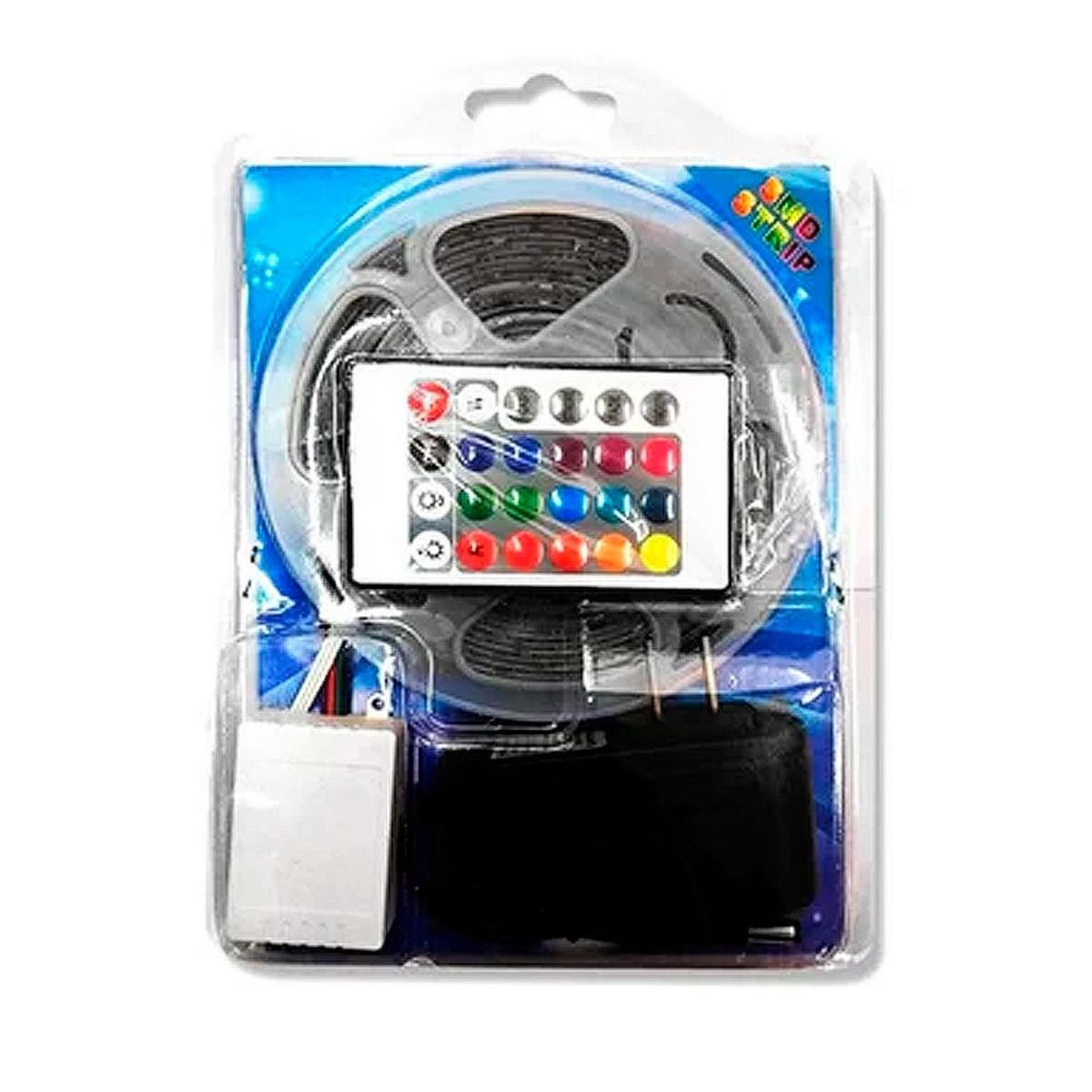 GENERICO - Cinta Led RGB 2835  Control Remoto + Fuente Adaptador KIT