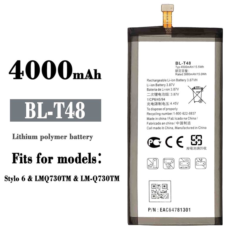 GENERICO - BATERIA  LG  STYLO 6   BL-T48  TORIGINAL-SM  NUEVO.