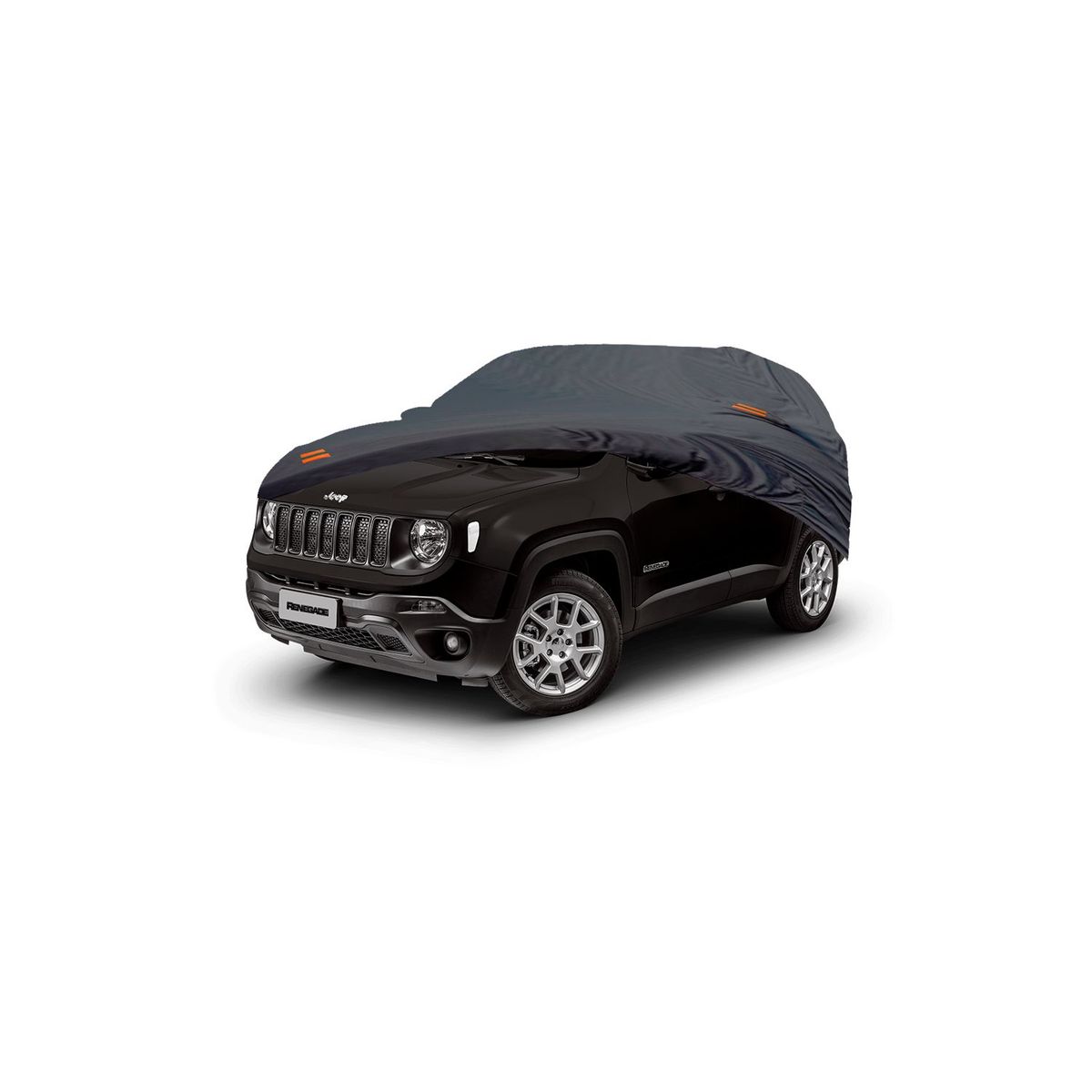 GENERICO - PROTECTOR CUBIERTA FORRO  FUNDA COBERTOR JEEP RENEGADE -GRIS