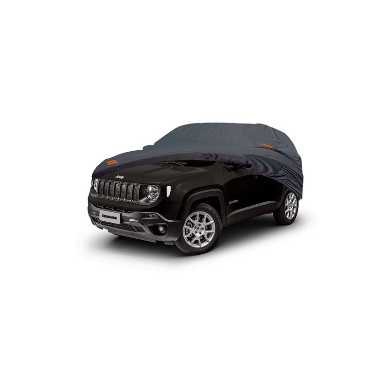 GENERICO - PROTECTOR CUBIERTA FORRO  FUNDA COBERTOR JEEP RENEGADE -GRIS