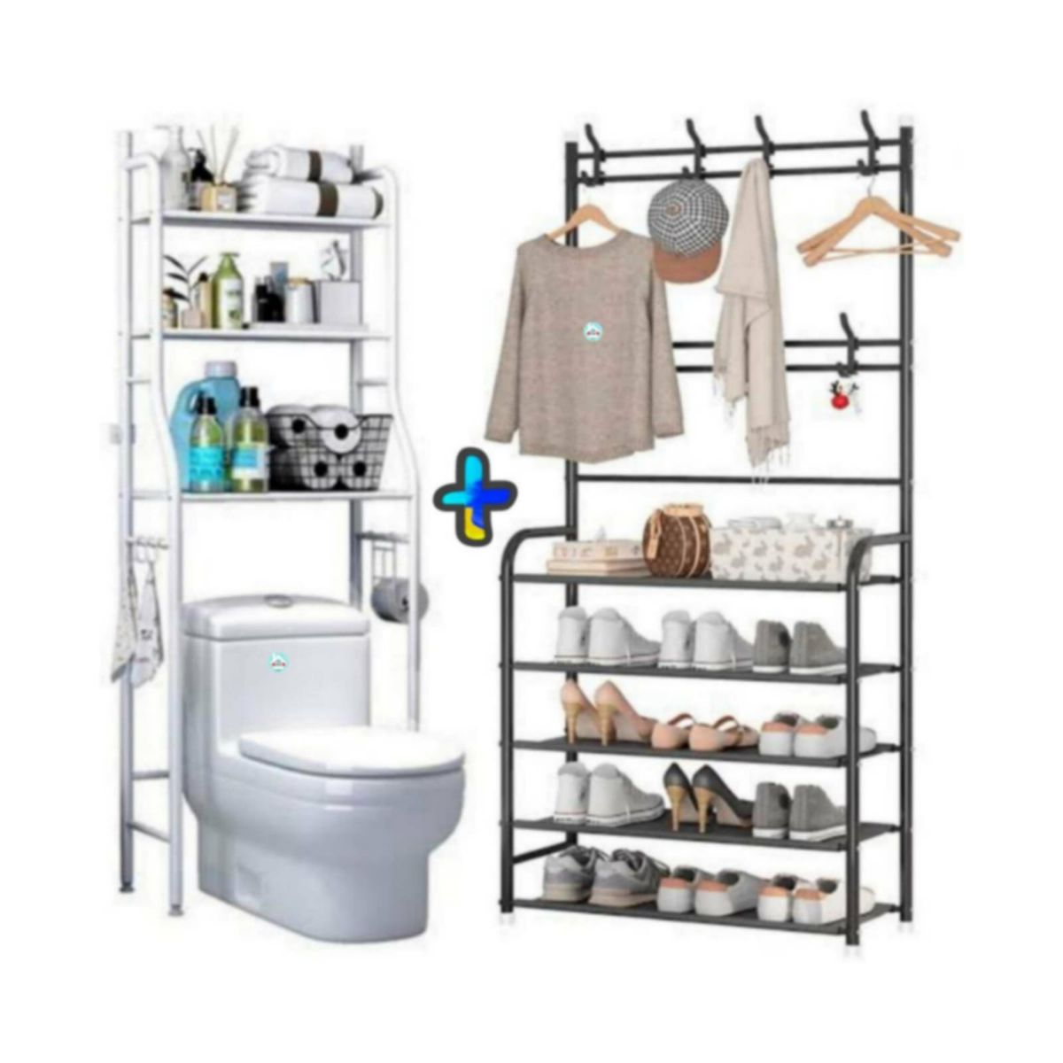 GENERICO - Organizador de Baño Zapatero con perchero