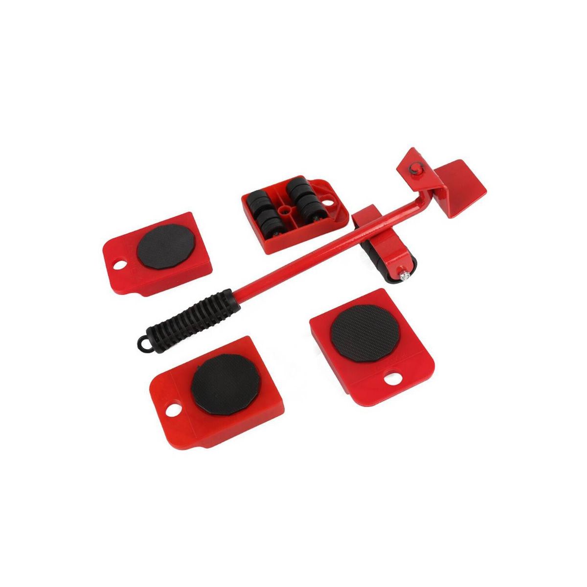 GENERICO - Base Ajustable Kit 4 Ruedas Mover Muebles Lavadora