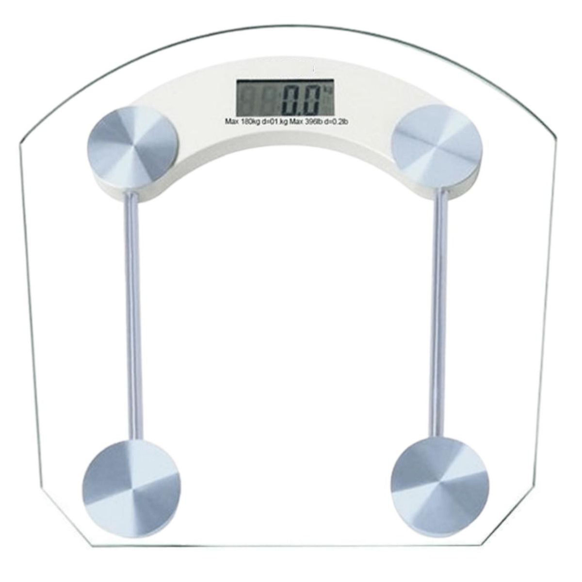 OEM - Bascula Balanza Digital de Baño Bascula Vidrio Templado