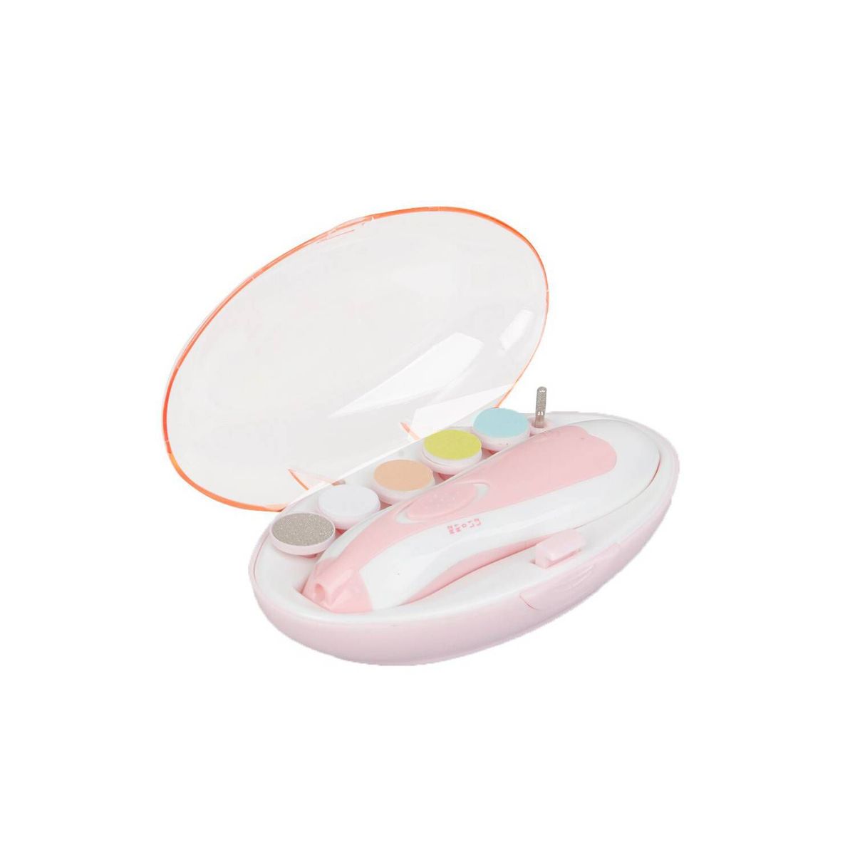 GENERICO - Set de Pulidor de Unas de Bebes Set de Manicura Rosa