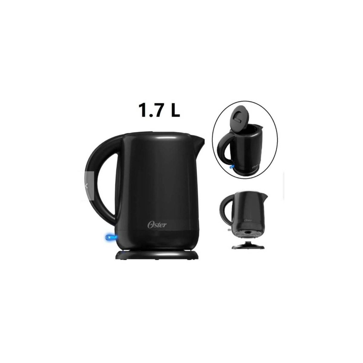 OSTER - HERVIDOR  OSTER ELÉCTRICO 1.7 LT NEGRO BVSTKT3101