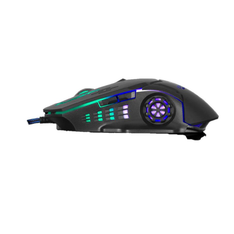 ENKORE - MOUSE GAMER USB 6 Botones, 7 LEDS, ENKORE
