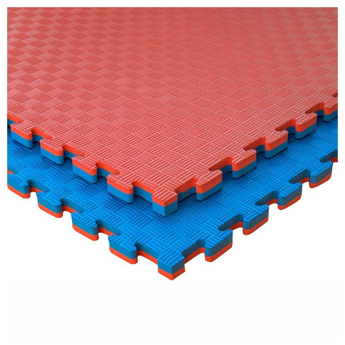 RUNNING SPORT PERU - Piso Tatame Gym Armable Unidad 1M2  Azul / Rojo