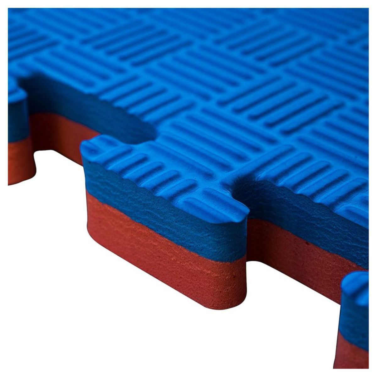 RUNNING SPORT PERU - Piso Tatame Gym Armable Unidad 1M2  Azul / Rojo