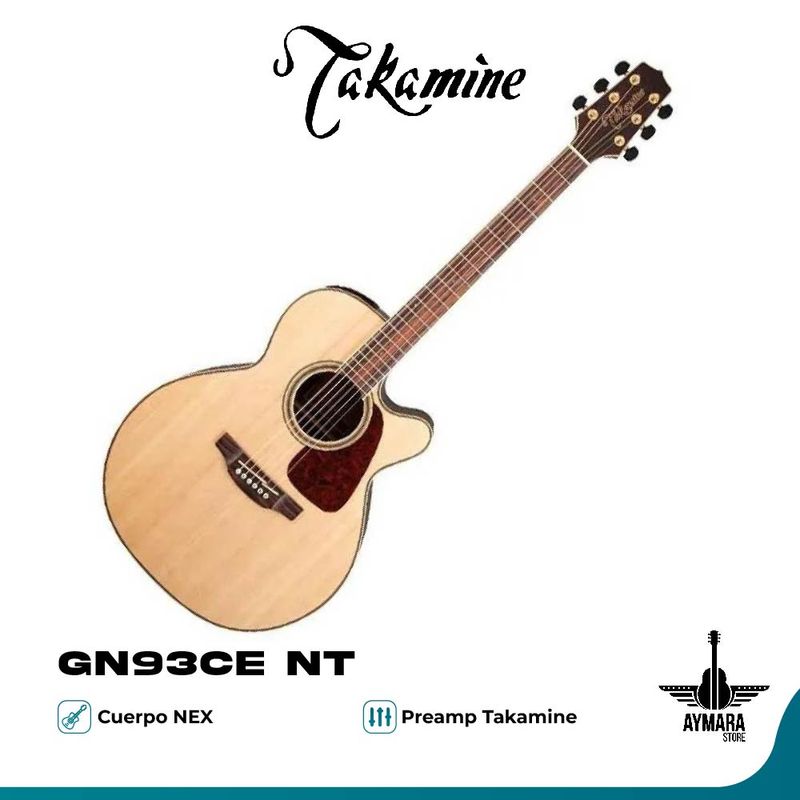 TAKAMINE - TAKAMINE GN93CE NT GUITARRA ELECTROACUSTICA METAL