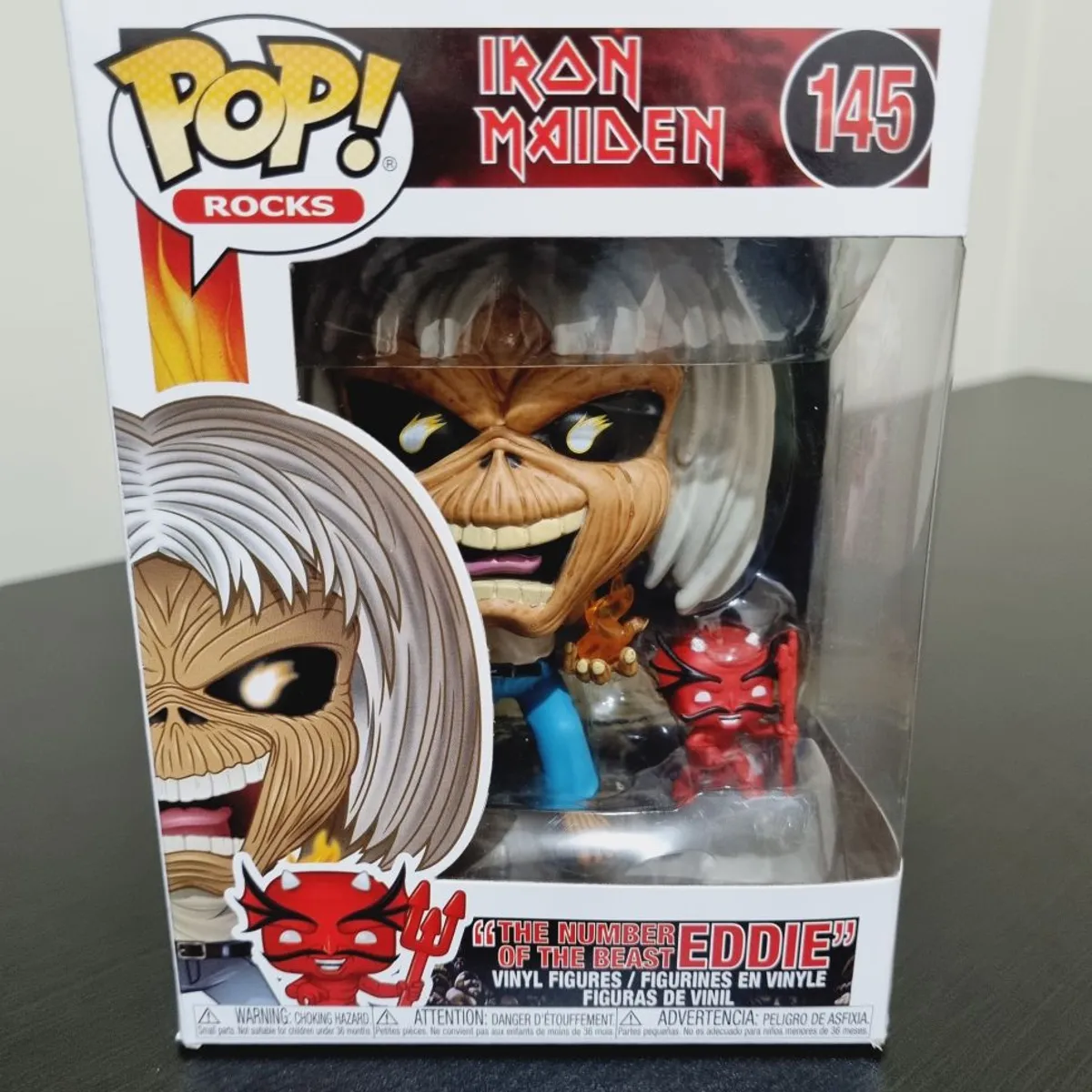 FUNKO - Funko Pop Rocks Iron Maiden - cajadañada Bestia Eddie
