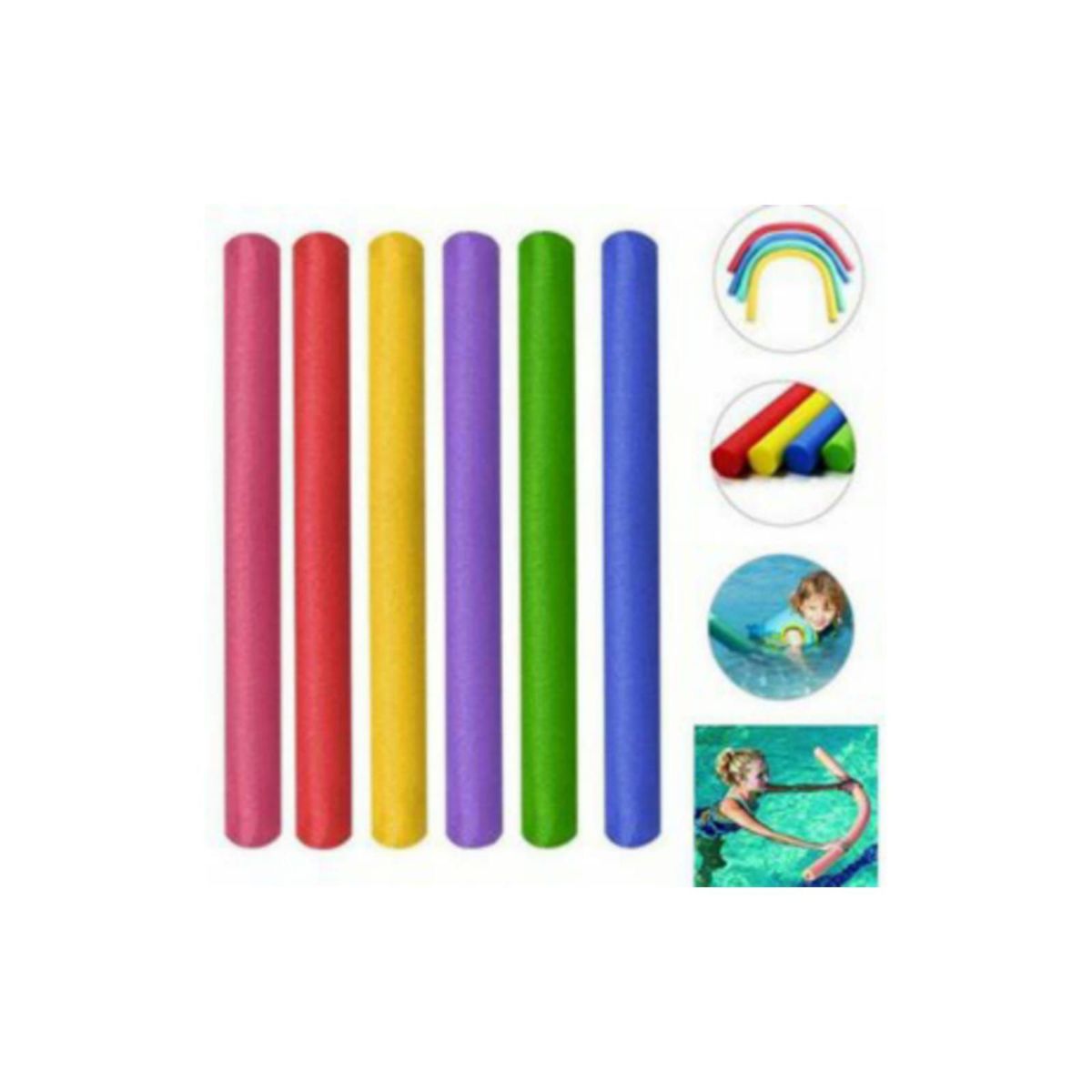 GENERICO - Flotador de Piscina Tipo Noodle