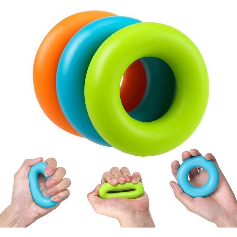 RUNNING SPORT PERU - Hand Grip Circular Silicona 50lb - Rehabilitación - Gym