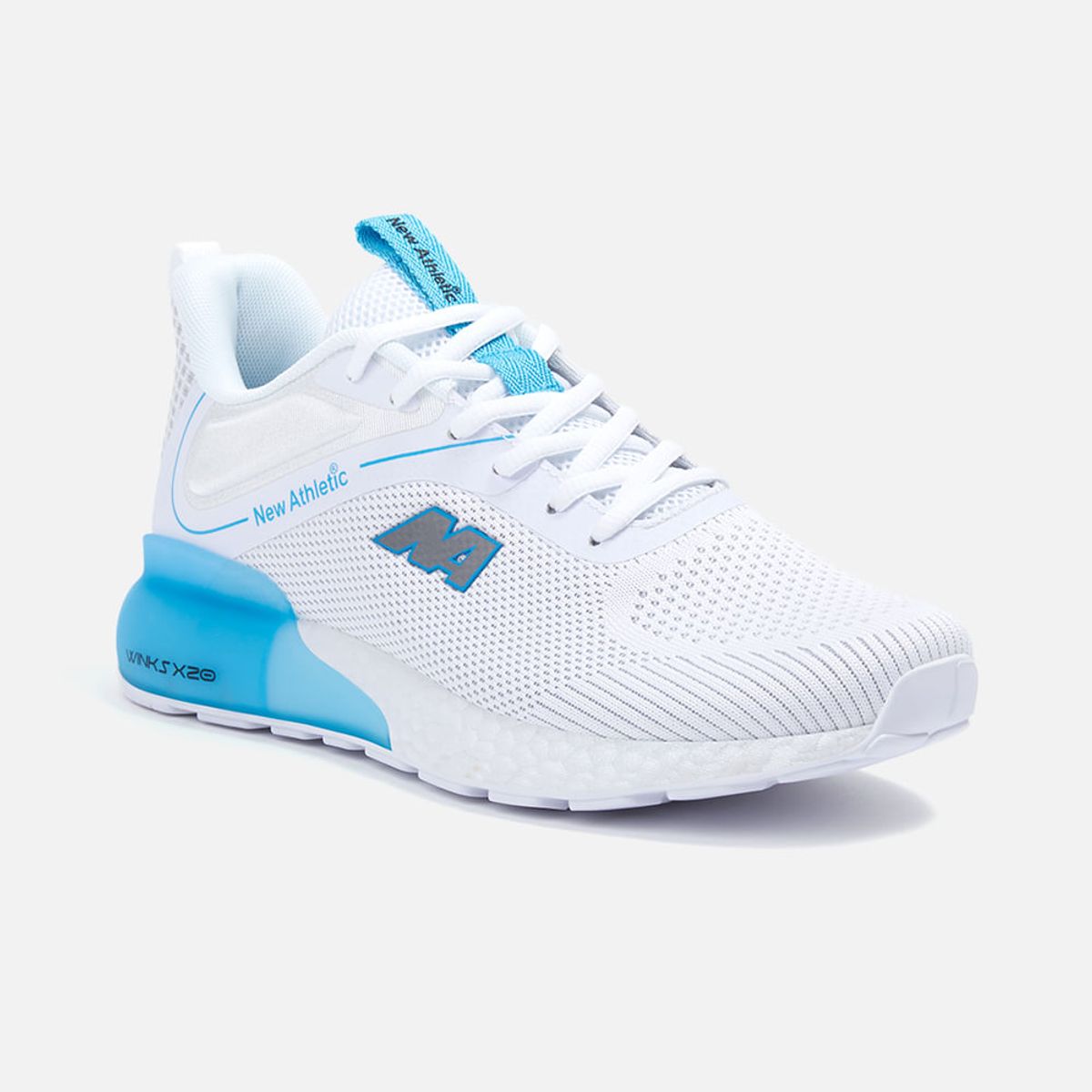 NEW ATHLETIC - ZAPATILLAS LIFESTYLE WINKS X47 BLANCO CON CELESTE PARA HOMBRE