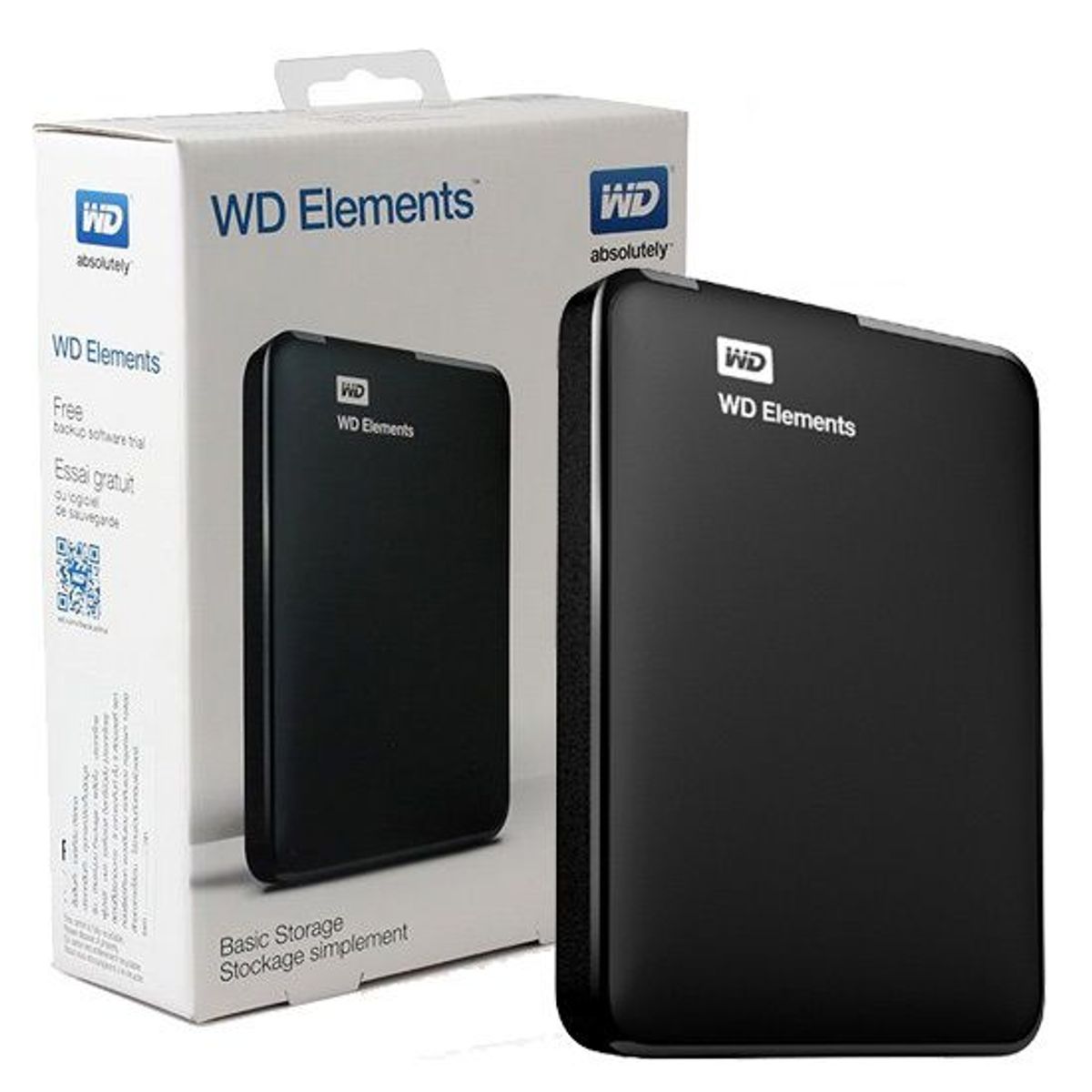 WESTER DIGITAL - Disco Duro Externo 1TB Western Digital USB 3.0 Negro. WDBUZG0010BBK
