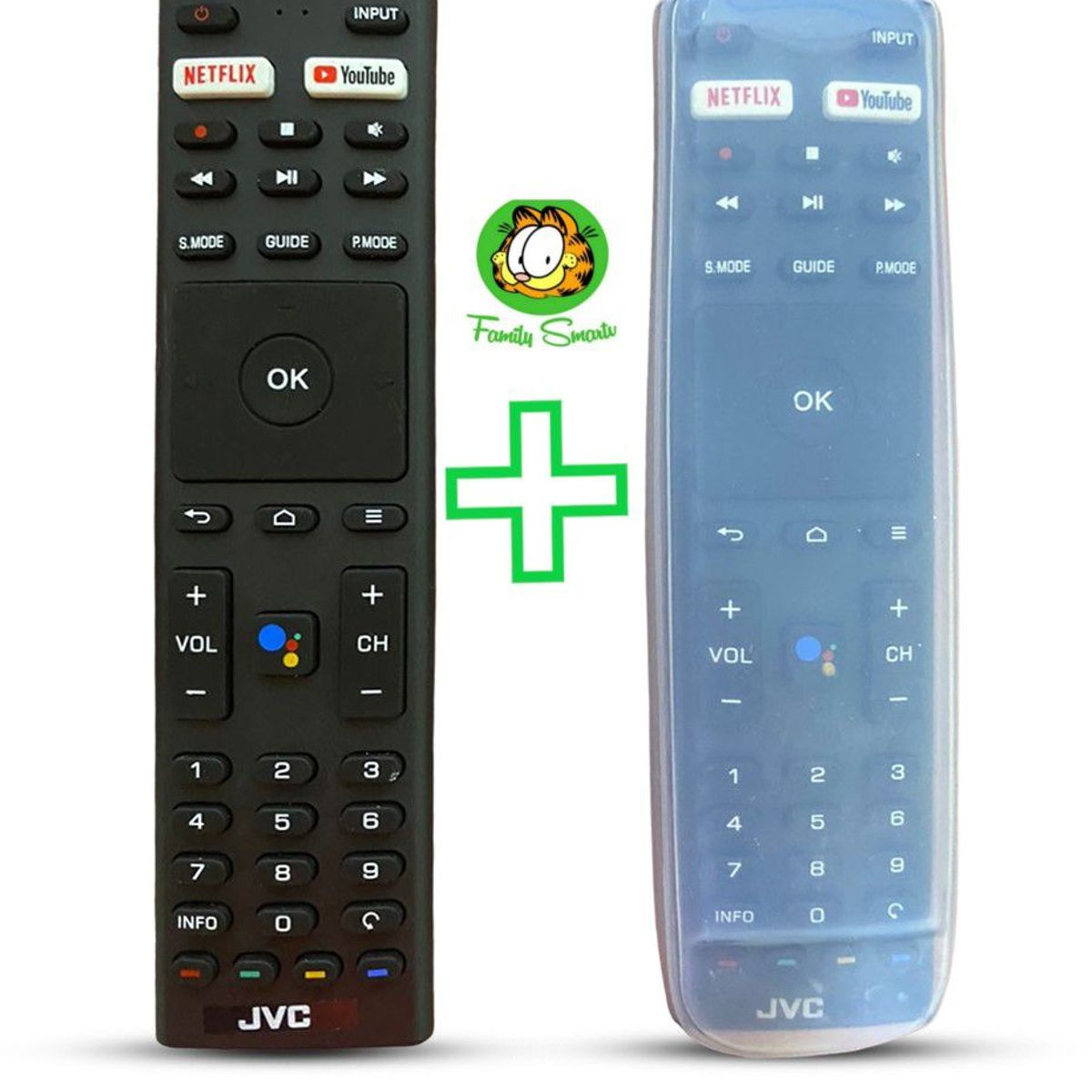 UNIVERSAL - Control Remoto Para Tv Jvc RMC-3363  Funda Silicona Suave