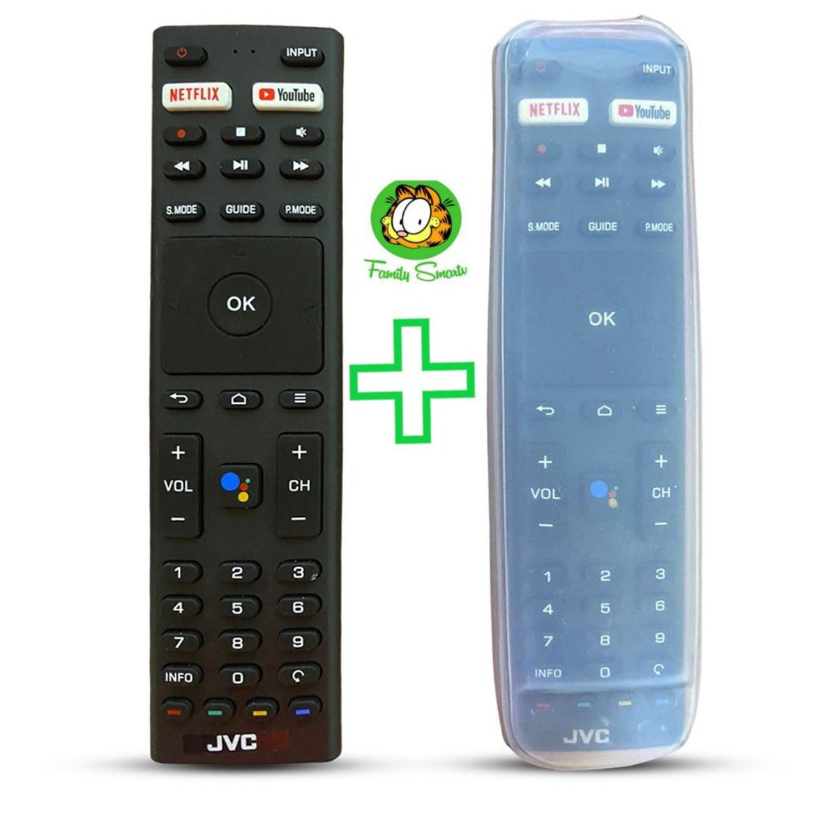 UNIVERSAL - Control Remoto Para Tv Jvc RMC-3363  Funda Silicona Suave
