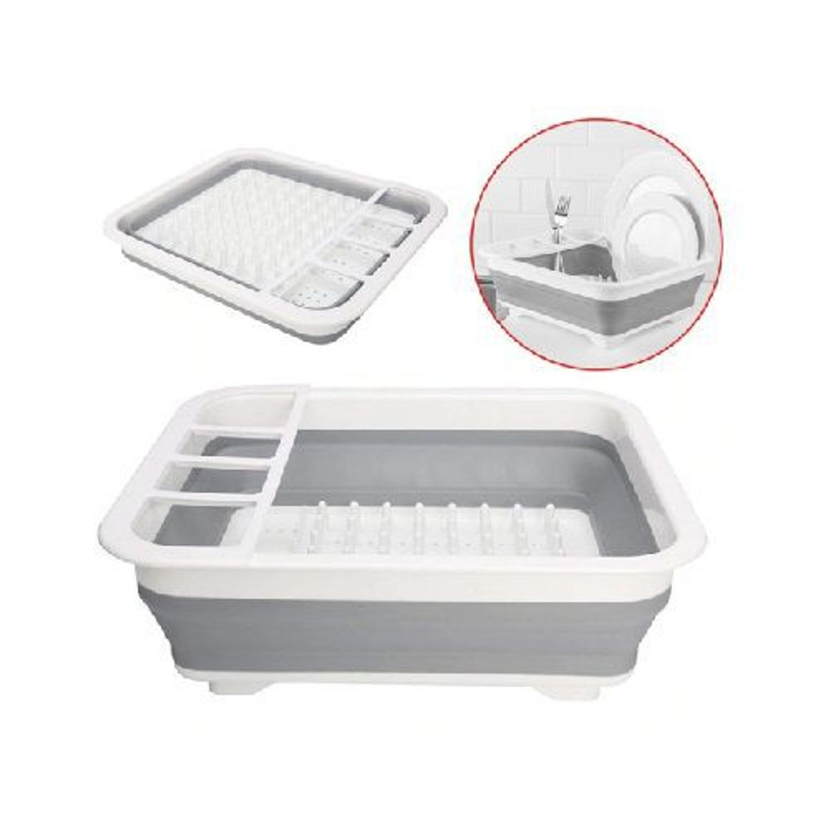 GENERICO - Escurridor Blanco de Platos