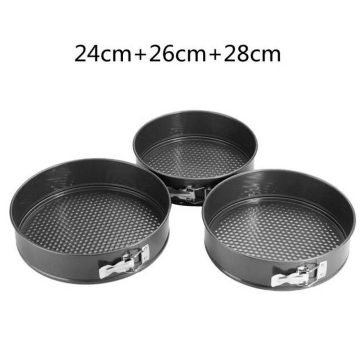 GENERICO - Molde Keke Pasteles Reposteria Set X 3 Piezas de calidad