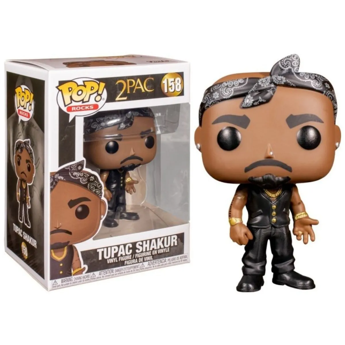 FUNKO - Funko Pop Tupac Shakur 158 - Rocks 2pac