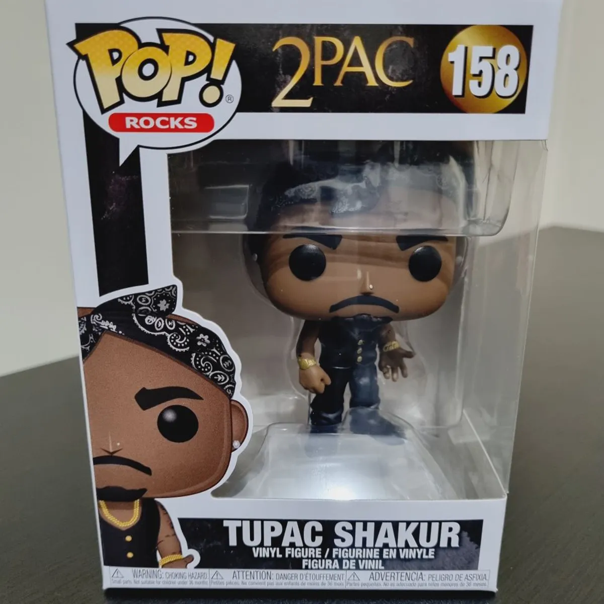 FUNKO - Funko Pop Tupac Shakur 158 - Rocks 2pac