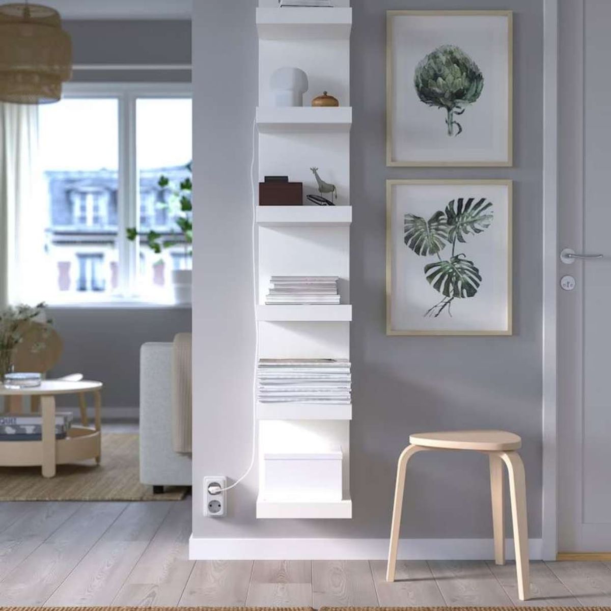 VENTITAS HOME - Librero Estante Michael Ventitas Home Blanco