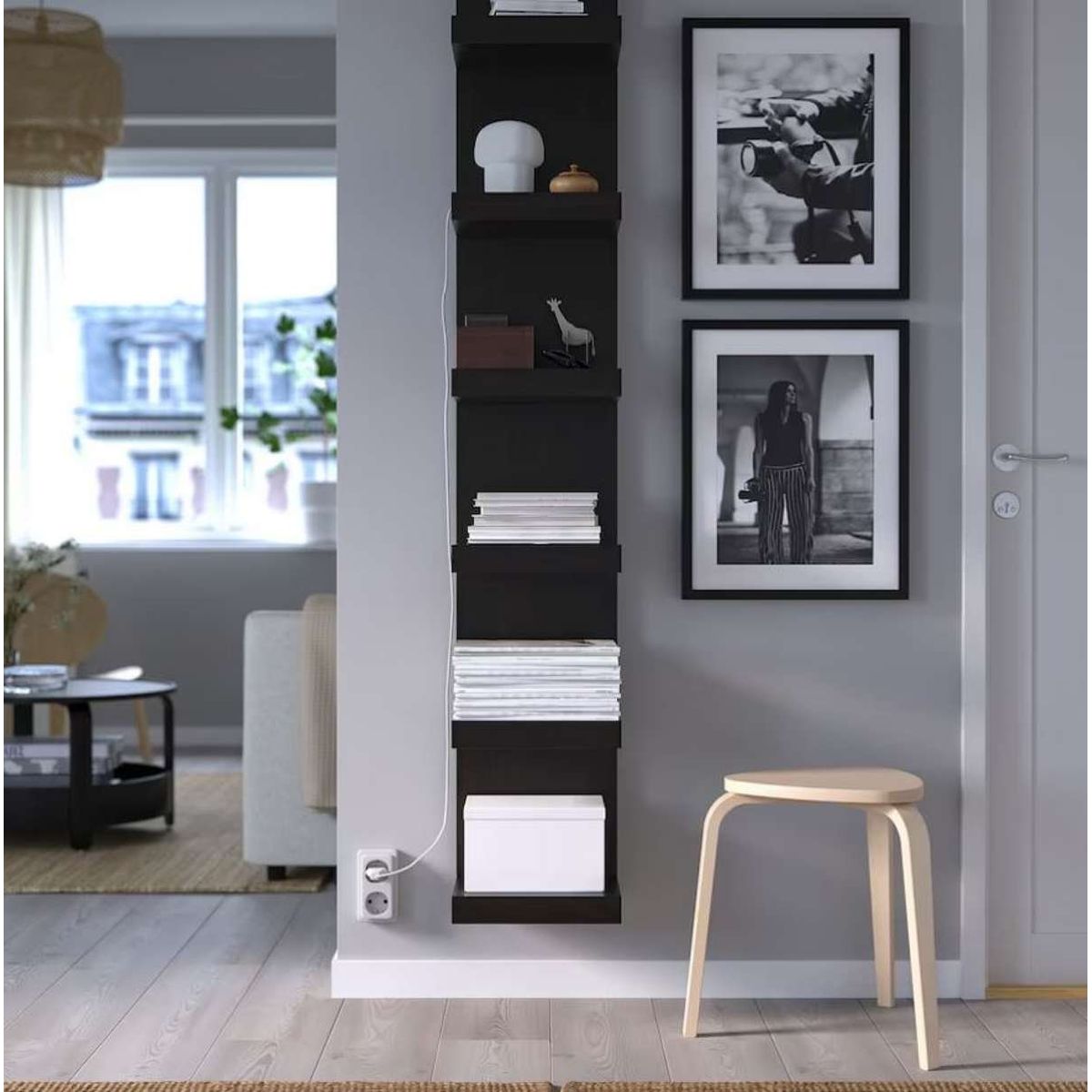 VENTITAS HOME - Librero Estante Michael Ventitas Home Negro