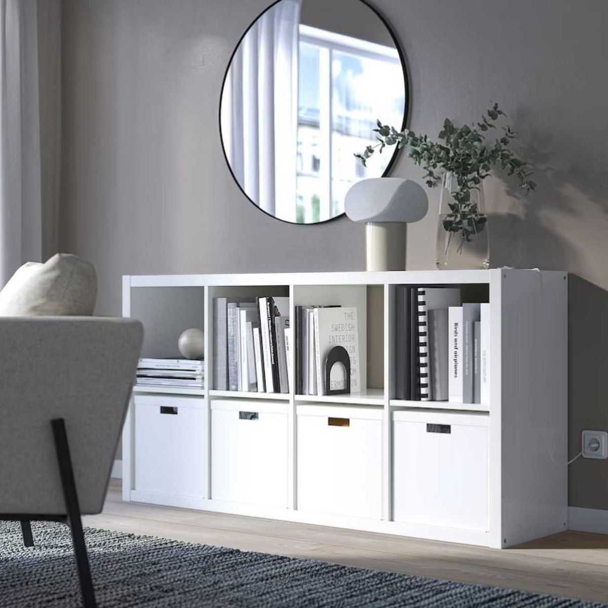 VENTITAS HOME - Librero Moderno Wisam Ventitas Home Blanco