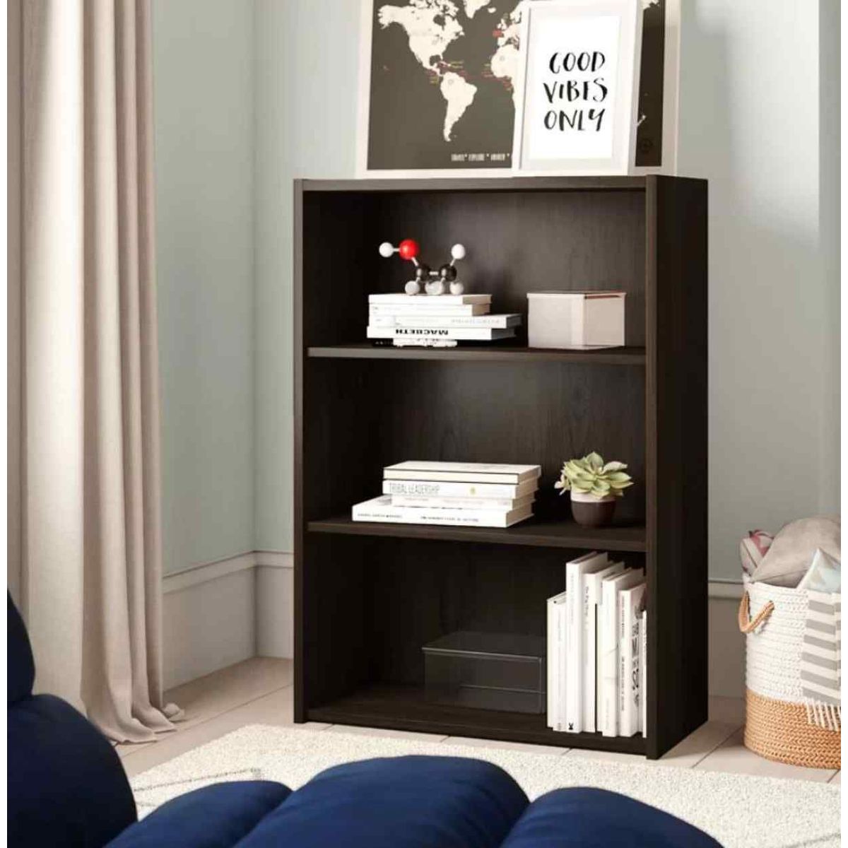 VENTITAS HOME - Librero Organizador Lana Ventitas Home Negro